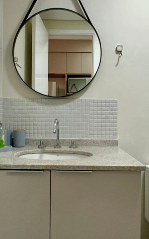 Studio para alugar com 28m², 1 quarto e sem vaga Studio para alugar com 28m², 1 quarto e sem vagaBanheiro