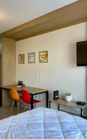 Studio para alugar com 28m², 1 quarto e sem vaga Studio para alugar com 28m², 1 quarto e sem vagaQuarto