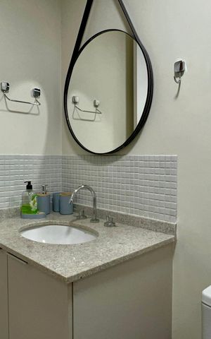 Studio para alugar com 28m², 1 quarto e sem vaga Studio para alugar com 28m², 1 quarto e sem vagaBanheiro