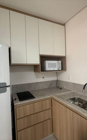 Apartamento para alugar com 33m², 1 quarto e 1 vaga Apartamento para alugar com 33m², 1 quarto e 1 vagaSala/Cozinha