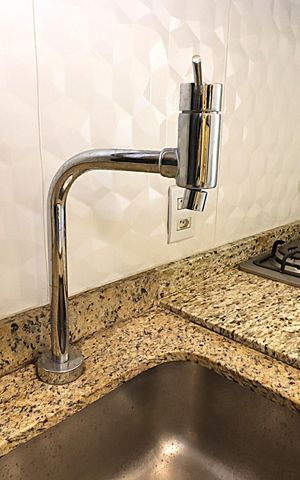 Apartamento à venda com 56m², 2 quartos e 1 vagaCozinha - Torneira