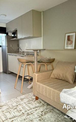Apartamento à venda com 25m², 1 quarto e sem vaga