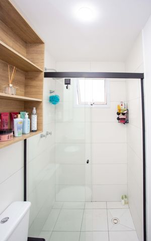Apartamento à venda com 55m², 2 quartos e 1 vagaBanheiro da Suíte