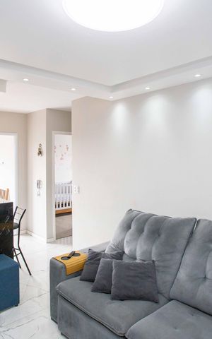 Apartamento à venda com 55m², 2 quartos e 1 vagaSala