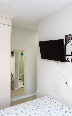 Apartamento à venda com 55m², 2 quartos e 1 vagaQuarto Suíte
