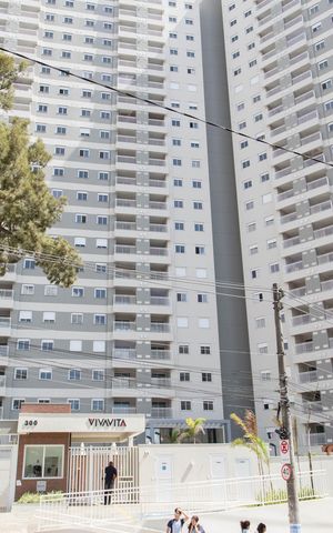 Apartamento à venda com 55m², 2 quartos e 1 vagaFachada e portaria