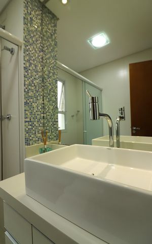 Apartamento à venda com 82m², 3 quartos e 2 vagasBanheiro Social