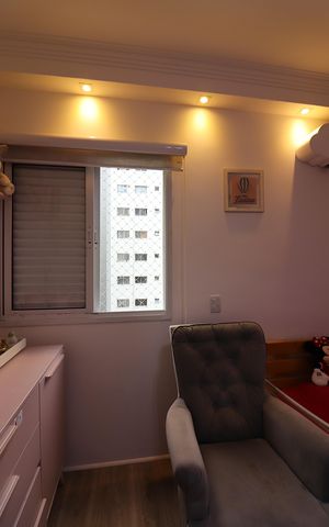 Apartamento à venda com 82m², 3 quartos e 2 vagasQuarto 3