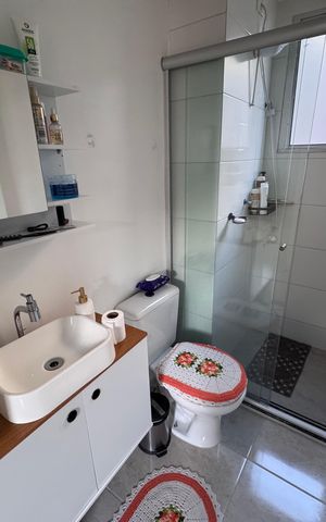 Apartamento para alugar com 44m², 2 quartos e 1 vaga Apartamento para alugar com 44m², 2 quartos e 1 vagaBanheiro Social