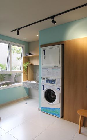 Apartamento para alugar com 40m², 2 quartos e sem vagaÁrea Comum - Lavanderia