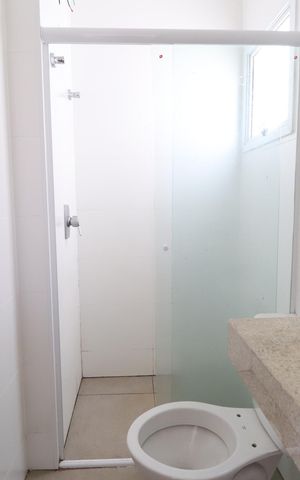 Casa de condomínio para alugar com 81m², 3 quartos e 2 vagasBanheiro da Suíte 1