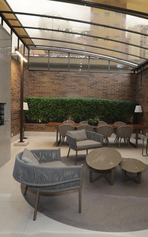 Apartamento para alugar com 26m², 1 quarto e sem vagaÁrea comum - Salão de festas