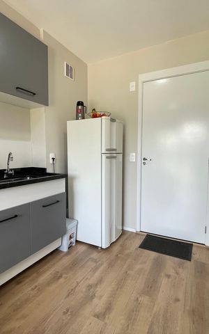 Apartamento à venda com 27m², 1 quarto e sem vaga Apartamento à venda com 27m², 1 quarto e sem vagaCozinha e Área de Serviço