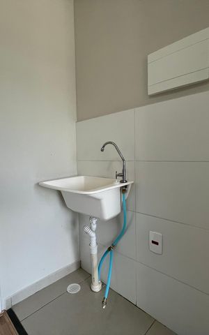 Apartamento à venda com 27m², 1 quarto e sem vaga Apartamento à venda com 27m², 1 quarto e sem vagaCozinha e Área de Serviço
