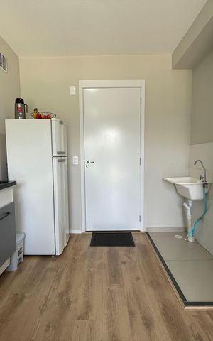 Apartamento à venda com 27m², 1 quarto e sem vaga Apartamento à venda com 27m², 1 quarto e sem vagaCozinha e Área de Serviço