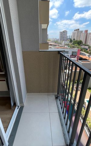 Apartamento à venda com 27m², 1 quarto e sem vaga Apartamento à venda com 27m², 1 quarto e sem vagaVaranda