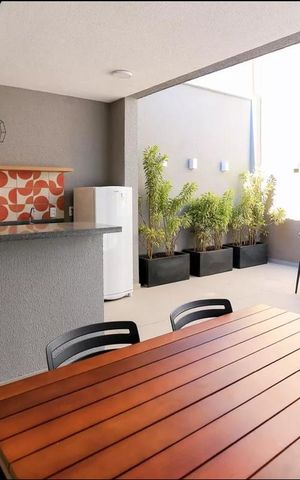 Apartamento à venda com 27m², 1 quarto e sem vaga Apartamento à venda com 27m², 1 quarto e sem vagaÁrea comum - Churrasqueira