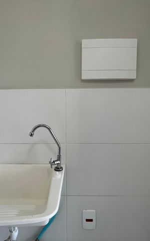 Apartamento à venda com 27m², 1 quarto e sem vaga Apartamento à venda com 27m², 1 quarto e sem vagaCozinha e Área de Serviço