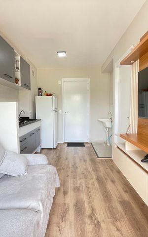 Apartamento à venda com 27m², 1 quarto e sem vaga Apartamento à venda com 27m², 1 quarto e sem vagaSala