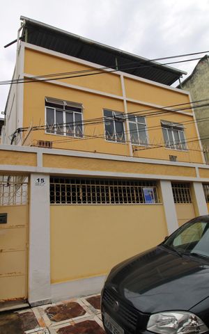 Casa para alugar com 50m², 1 quarto e sem vagaFachada e Placa