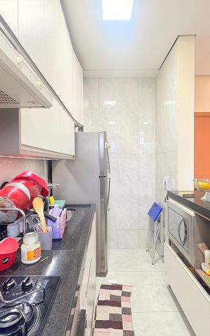 Apartamento à venda com 60m², 2 quartos e 1 vagaCozinha
