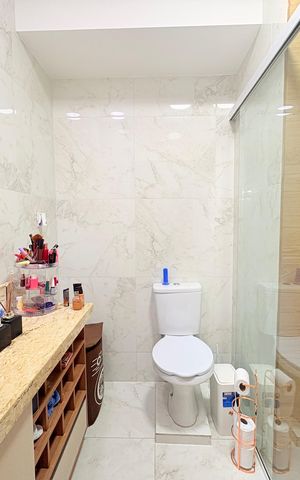 Apartamento à venda com 60m², 2 quartos e 1 vagaBanheiro Social