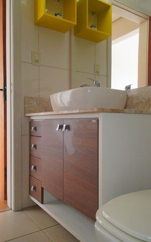 Apartamento para alugar com 84m², 2 quartos e sem vagaBanheiro da Suíte