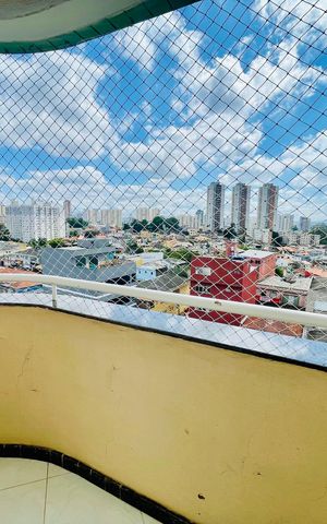 Apartamento à venda com 91m², 3 quartos e 2 vagas Apartamento à venda com 91m², 3 quartos e 2 vagasSacada do quarto 2