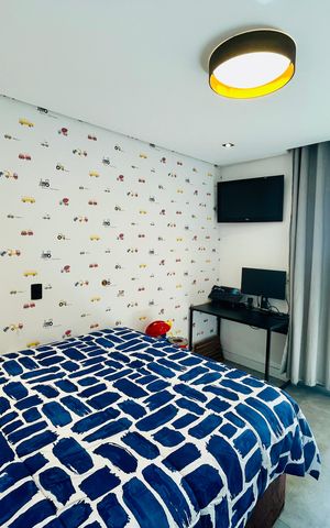 Apartamento à venda com 91m², 3 quartos e 2 vagas Apartamento à venda com 91m², 3 quartos e 2 vagasQuarto 1