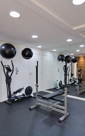 Apartamento à venda com 35m², 1 quarto e 1 vaga Apartamento à venda com 35m², 1 quarto e 1 vagaÁrea comum - Academia