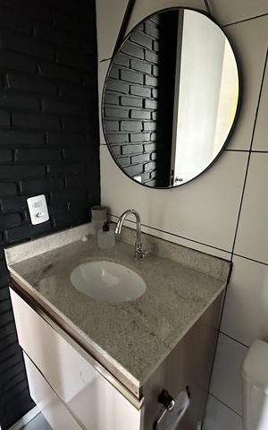 Apartamento à venda com 45m², 1 quarto e 1 vaga Apartamento à venda com 45m², 1 quarto e 1 vagaBanheiro