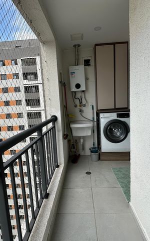 Apartamento à venda com 45m², 1 quarto e 1 vaga Apartamento à venda com 45m², 1 quarto e 1 vagaVaranda