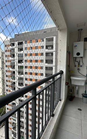 Apartamento à venda com 45m², 1 quarto e 1 vaga Apartamento à venda com 45m², 1 quarto e 1 vagaVaranda