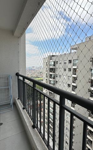 Apartamento à venda com 45m², 1 quarto e 1 vaga Apartamento à venda com 45m², 1 quarto e 1 vagaVaranda
