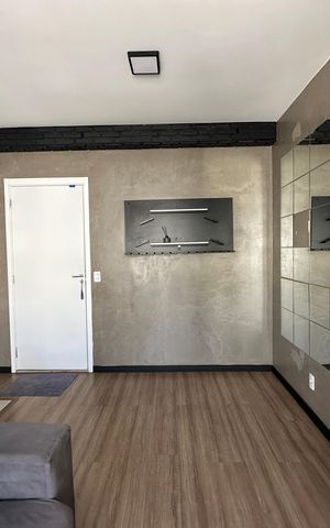 Apartamento à venda com 45m², 1 quarto e 1 vaga Apartamento à venda com 45m², 1 quarto e 1 vagaSala