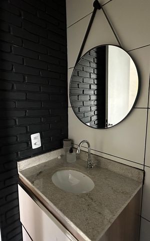 Apartamento à venda com 45m², 1 quarto e 1 vaga Apartamento à venda com 45m², 1 quarto e 1 vagaBanheiro