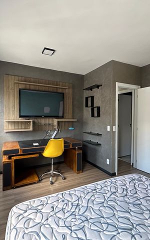 Apartamento à venda com 45m², 1 quarto e 1 vaga Apartamento à venda com 45m², 1 quarto e 1 vagaQuarto