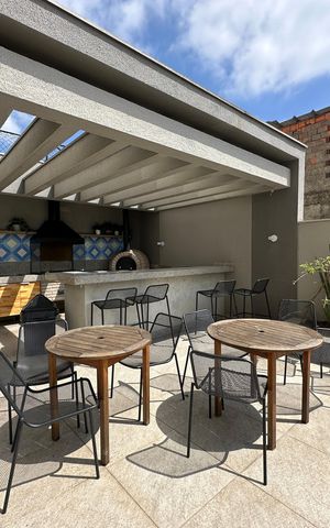 Apartamento à venda com 45m², 1 quarto e 1 vaga Apartamento à venda com 45m², 1 quarto e 1 vagaÁrea comum - Churrasqueira