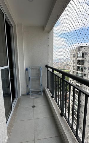Apartamento à venda com 45m², 1 quarto e 1 vaga Apartamento à venda com 45m², 1 quarto e 1 vagaVaranda