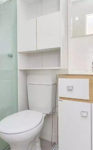 Apartamento à venda com 27m², 1 quarto e sem vaga Apartamento à venda com 27m², 1 quarto e sem vagaBanheiro