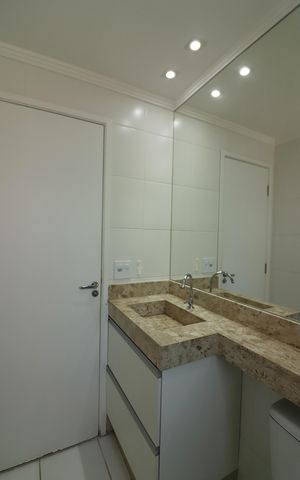 Apartamento à venda com 71m², 2 quartos e 1 vagaBanheiro Social