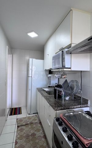 Apartamento à venda com 70m², 2 quartos e 1 vaga Apartamento à venda com 70m², 2 quartos e 1 vagaCozinha e Área de Serviço