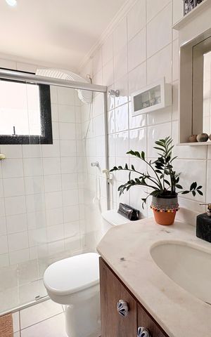 Apartamento à venda com 75m², 3 quartos e 1 vagaBanheiro Social