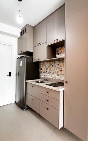 Apartamento para alugar com 25m², 1 quarto e sem vaga Apartamento para alugar com 25m², 1 quarto e sem vagaCozinha