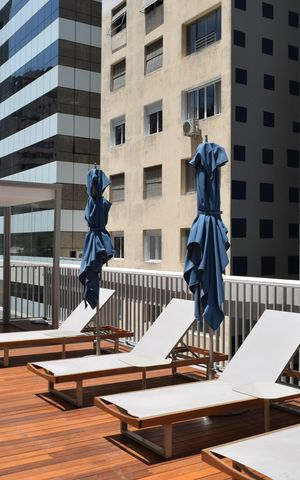Studio para alugar com 26m², 1 quarto e sem vagaPiscina