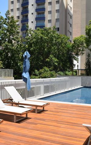 Studio para alugar com 26m², 1 quarto e sem vagaPiscina