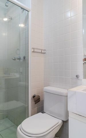 Apartamento para alugar com 55m², 2 quartos e 1 vagaBanheiro da Suíte