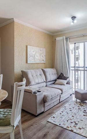 Apartamento para alugar com 55m², 2 quartos e 1 vagaSala