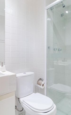 Apartamento para alugar com 55m², 2 quartos e 1 vagaBanheiro Social