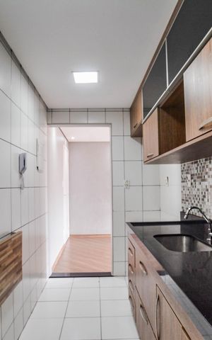 Apartamento à venda com 63m², 3 quartos e 1 vaga Apartamento à venda com 63m², 3 quartos e 1 vagaCozinha e Área de Serviço